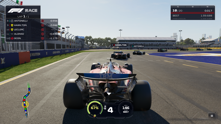 F1 25 con Path Tracing disattivato (fonte immagine: Anil Ganti, Notebookcheck)