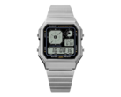 Il Casio Vintage A130WE-1AEF è impreziosito da un quadrante nero opaco con elementi bianchi a contrasto ed elementi arancioni. (Fonte: David et Philly)
