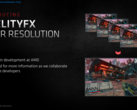 La "Gaming Super Resolution" di AMD potrebbe offrire ai giocatori Radeon un'alternativa per alleviare il colpo dell'abilitazione del ray-tracing (fonte: AMD)