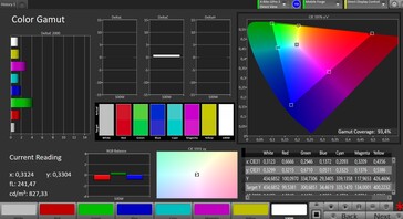 Spazio di colore CalMAN DCI P3