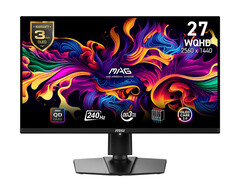 MSI MAG 271QPX QD-OLED E2 sarà leggermente più economico dell&#039;attuale MSI MAG 271QPX QD-OLED. (Fonte: MSI)