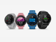 Le voci su un Garmin Forerunner 265 sono iniziate poco dopo il lancio dell&#039;orologio Garmin Forerunner 255 (sopra). (Fonte: Garmin)
